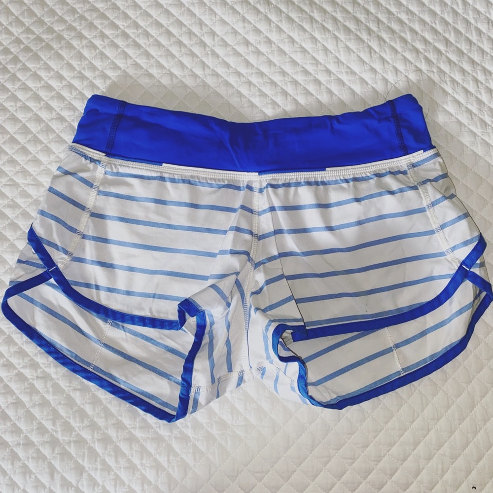 Lululemon striped shorts. Size 4. Great condition